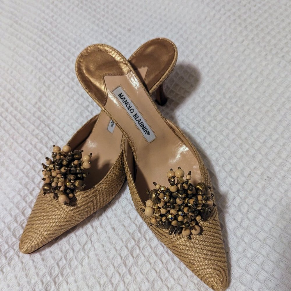 Manola Blahnik mules